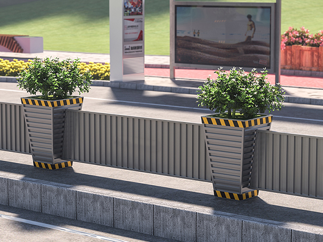 上城市政道路景观花箱